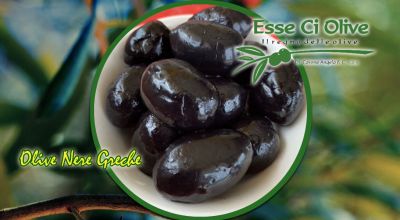 offerta olive nere greche in salamoia bari promozione olive nere tradizionali greche da tavola bari