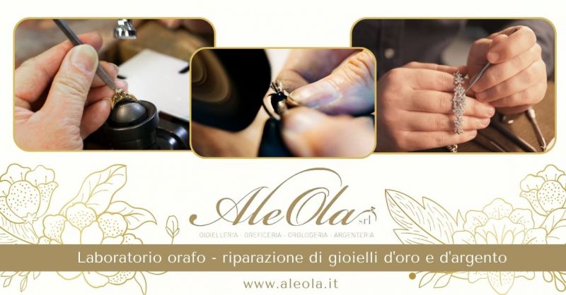 Riparazione gioielli in oro e argento