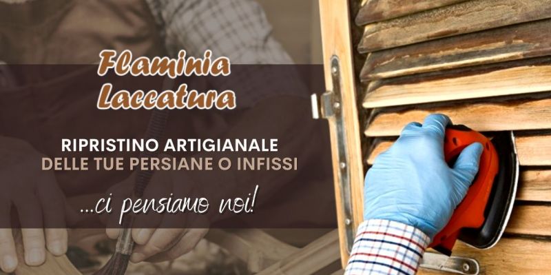 Occasione restauro artigianale di persiane infissi in legno