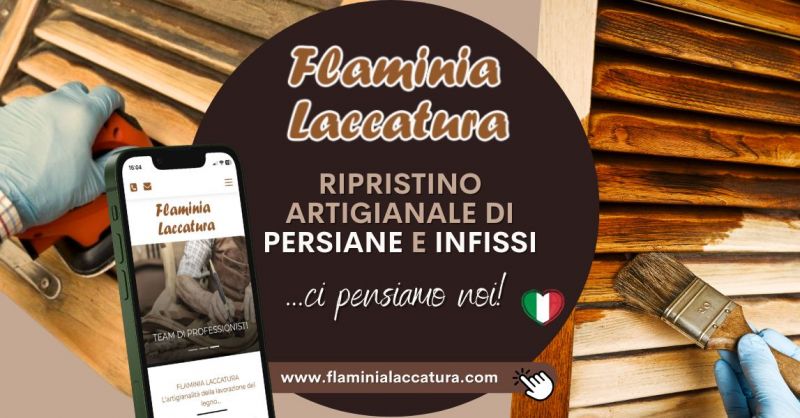 Servizio restauro persiane e infissi in legno
