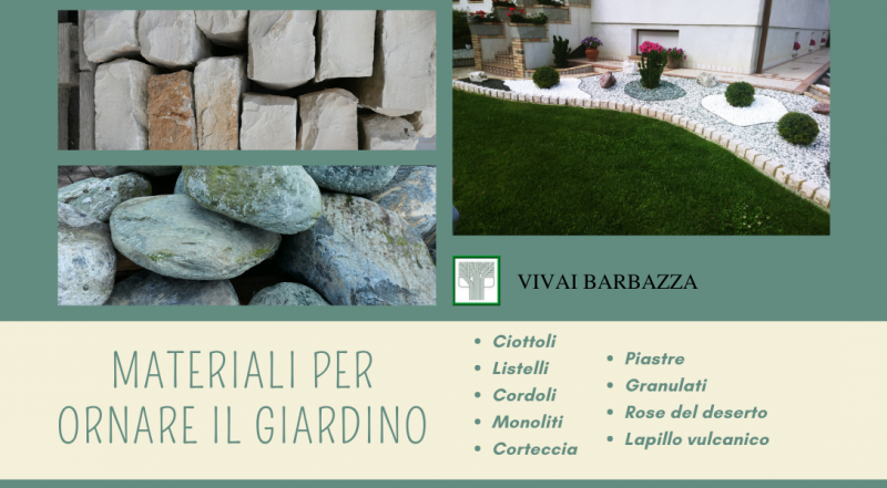  Occasione vendita materiali per ornare giardino Pordenone – offerta vendita materiali finitura delle aiuole Pordenone