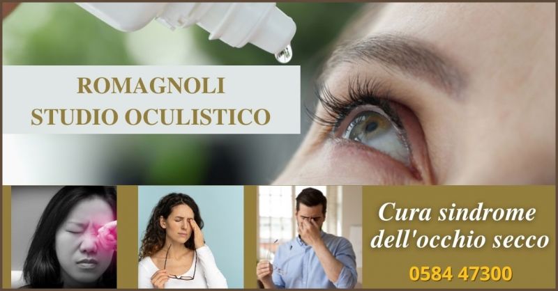 cura della sindrome occhio secco Lucca e Versilia - Oculista Dottoressa ROMAGNOLI