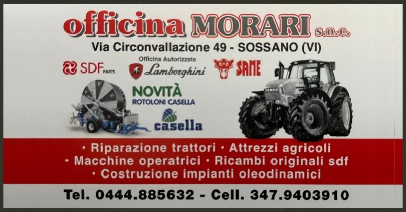 AUTOFFICINA MORARI - Offerta officina specializzata in ricambi trattori e mezzi agricoli Sossano
