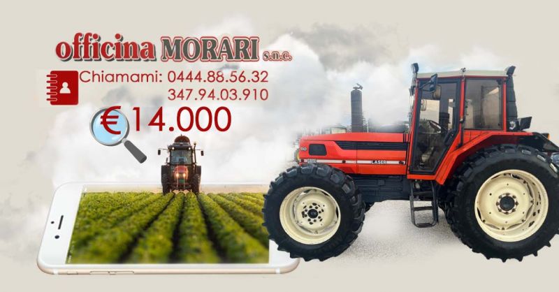 Autofficina Morari - Occasione vendita trattore Same Laser 110 usato garantito Vicenza