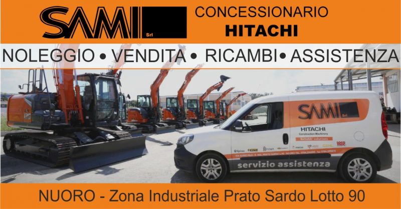   SAMI Concessionario Hitachi Nuoro e Oristano - offerta assistenza tecnica macchine agricole movimento terra