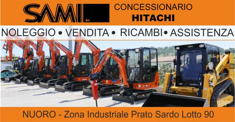 SAMI Concessionario Hitachi Nuoro - offerta ricambi per macchine movimento terra e agricole