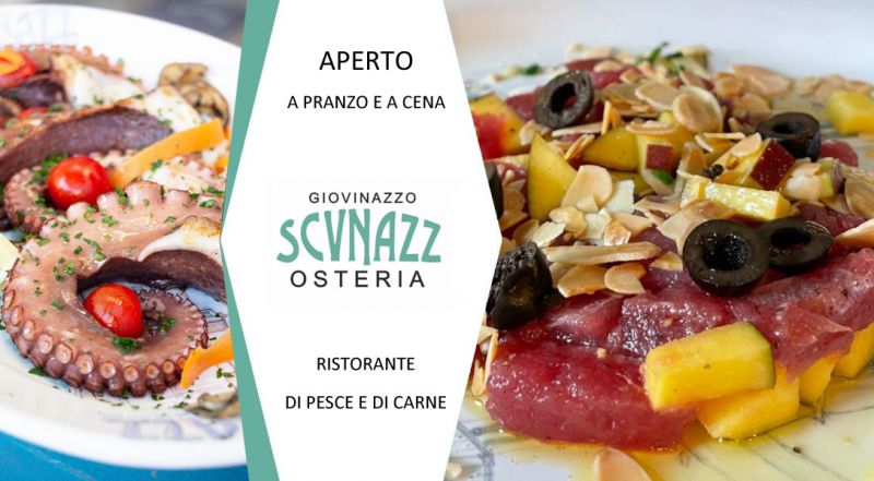 OFFERTA RISTORANTI DI PESCE E CARNE A GIOVINAZZO - OCCASIONE RISTORANTE VICINO AUTOSTRADA BITONTO A GIOVINAZZO