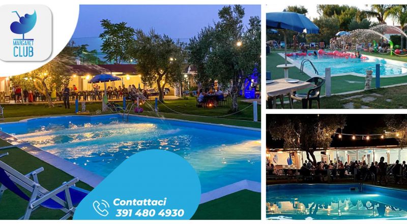 OFFERTA LOCATION CON PISCINA PER FESTE PRIVATE A GIOVINAZZO - PROMOZIONE FESTA COMPLEANNO IN PISCINA CON DJ A BARI