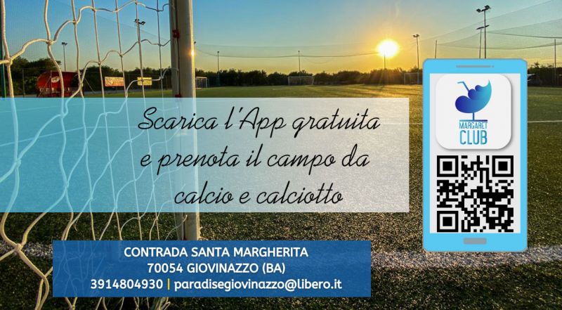 OFFERTA PRENOTAZIONE CAMPO DA CALCIO A GIOVINAZZO - PROMOZIONE CAMPO DA CALCIOTTO PRENOTAZIONE ONLINE A BARI