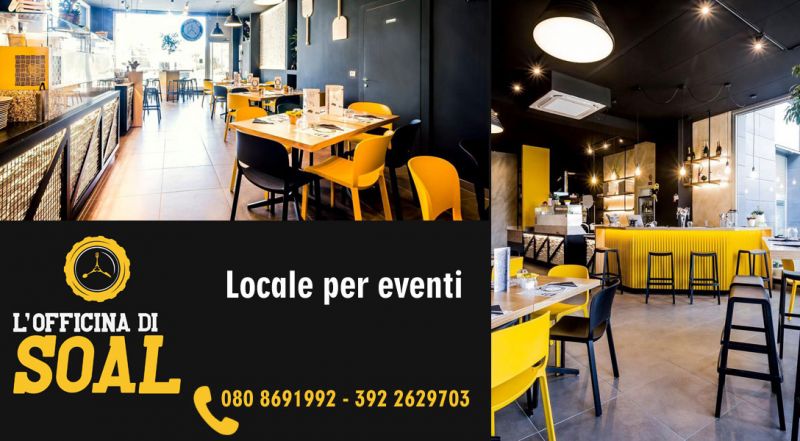 OFFERTA LOCALE PIZZERIA PER CENE DI CLASSE A BARI - PROMOZIONE LOCALE PIZZERIA PER FESTE E EVENTI PRIVATI A BARI