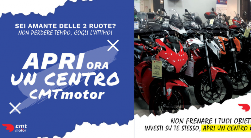  Offerta affiliazione franchising di successo vendita moto nuove e usate