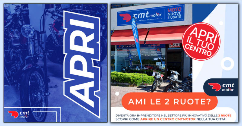 Offerta attivita imprenditoriale in franchising ad alto guadagno per vendita moto scooter e servizi