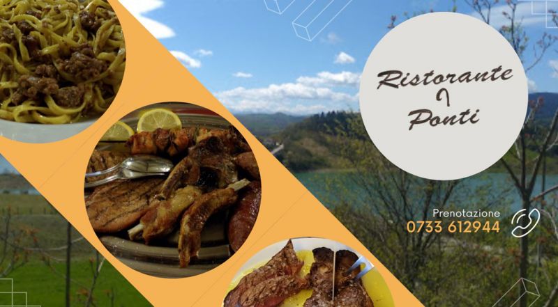 Promozione cucina marchigiana tradizionale vicino al lago di Cingoli