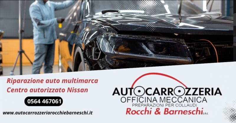carrozzeria riparazione auto Nissan e multimarca