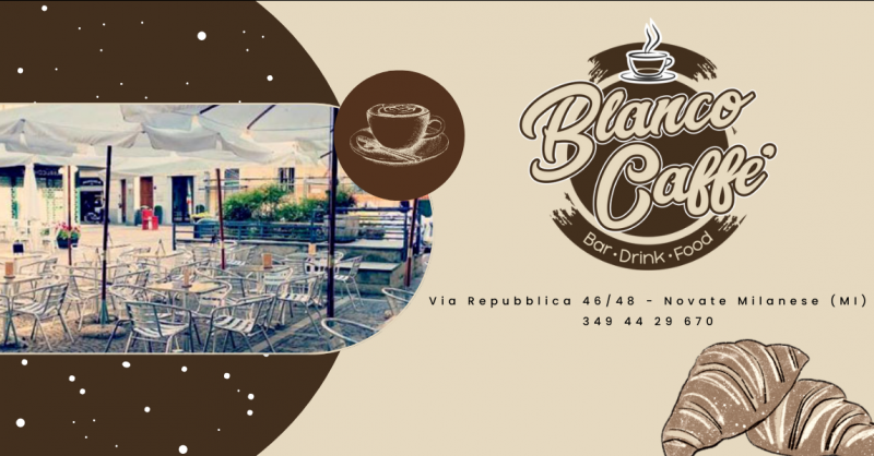 Offerta bar con tavoli all aperto per colazione e aperitivo a Novate Milanese Milano