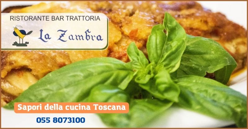 Trattoria LA ZAMBRA - offerta ristorante cucina toscana Siena e Firenze