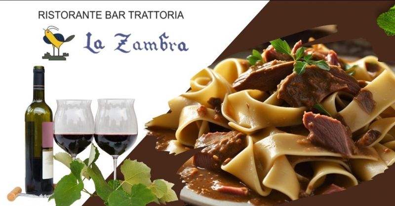 trattoria dove mangiare pappardelle alla lepre a Barberino Val D Elsa