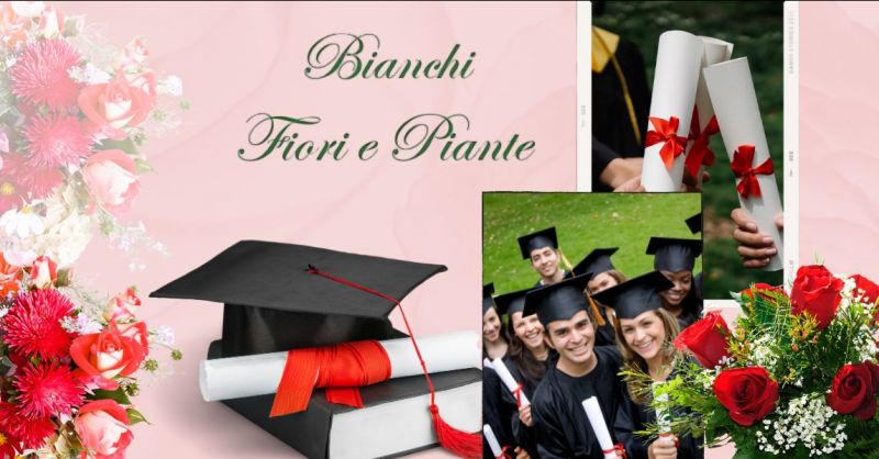 bouquet di fiori per laurea
