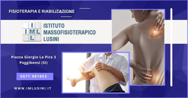 offerta fisioterapia e riabilitazione Siena - ISTITUTO MASSOFISIOTERAPICO LUSINI