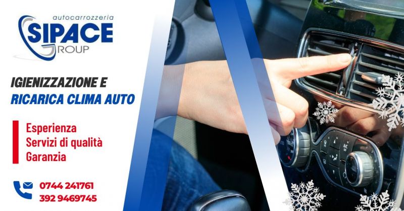 Promozione servizio igienizzazione e ricarica aria clima auto