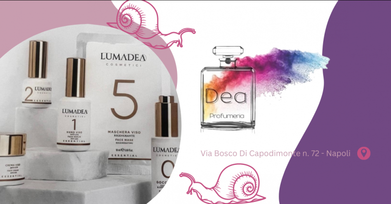 Offerta prodotti cosmetici Lumadea skin care viso e corpo alla bava di Lumaca Napoli