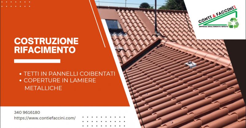  OFFERTA TETTO IN PANNELLI COIBENTATI RIFACIMENTO E COSTRUZIONE – PROMOZIONE PANNELLI E LAMIERE METALLICHE PER TETTI E COPERTURE