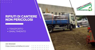  occasione trasporto rifiuti di cantiere non pericolosi promozione trasporto e smaltimento rifiuti non pericolosi di cantiere
