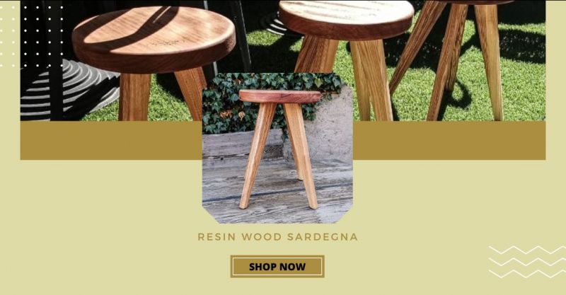  Resin Wood Sardegna - offerta sgabello in legno di okume e frassino