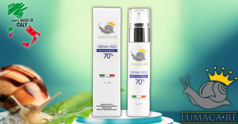 LUMACA-RE - Offerta crema viso antirughe alla bava di lumaca e collagene produzione Italiana