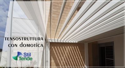 offerta tensostrutture da esterno su misura con domotica bari promozione con domotica integrata bari