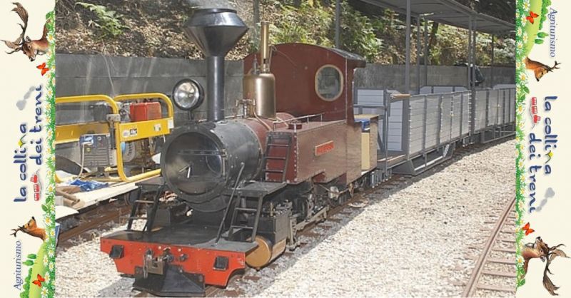 LA COLLINA DEI TRENI - Offerta Agriturismo fattoria didattica con mini ferrovia a vapore Perugia