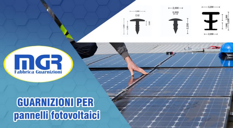 OFFERTA PRODUZIONE GUARNIZIONI PER PANNELLI FOTOVOLTAICO - PROMOZIONE GUARNIZIONI PER PANNELLI FOTOVOLTAICI IMPERMEABILI