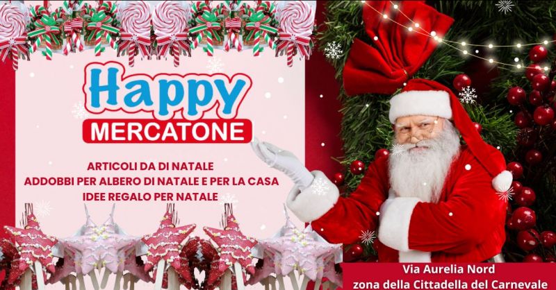 offerta articoli di Natale per decorare albero e addobbare la casa