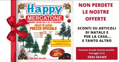 offerta articoli di natale e per la casa a prezzi scontati