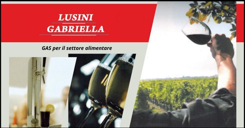 LUSINI GAS - offerta vendita gas alimentari e per industrie alimentari