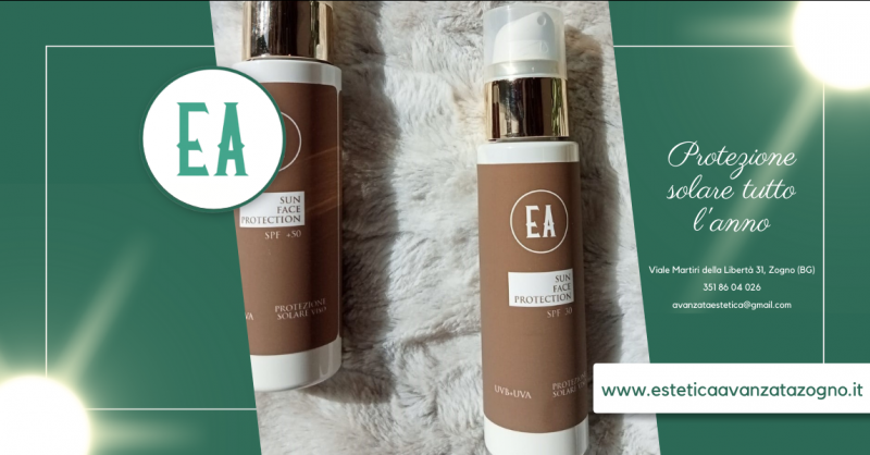 Offerta vendita crema con protezione solare viso inverno Zogno Bergamo