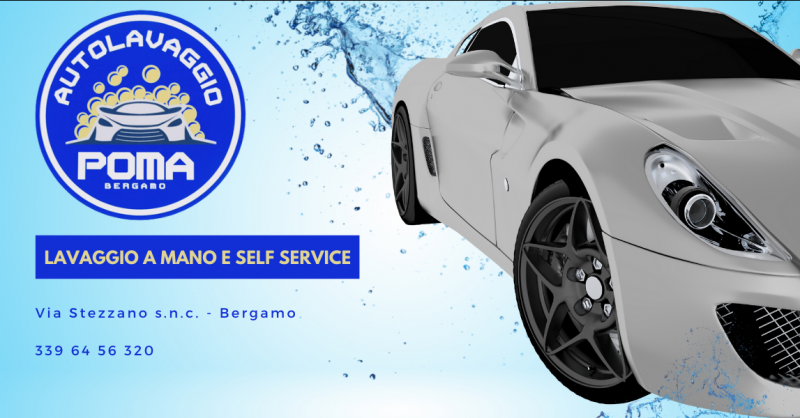 Offerta autolavaggio per lavaggio auto rapido e a mano Bergamo