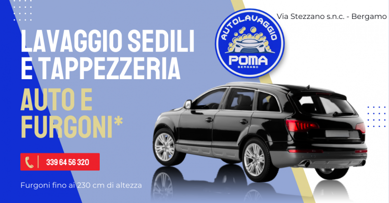 Offerta lavaggio interni auto Bergamo - promozione lavaggio di sedili e tappezzeria auto a Bergamo