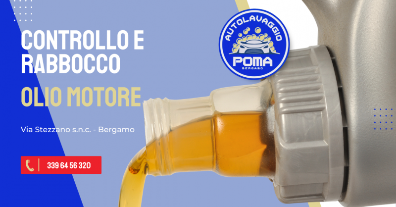Offerta controllo e rabbocco olio motore auto Bergamo