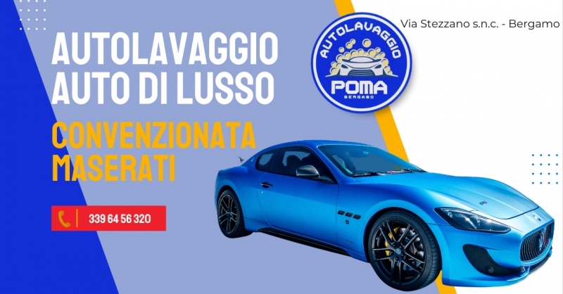 Offerta autolavaggio auto di lusso a Bergamo - occasione autolavaggio convenzionato Maserati a Bergamo