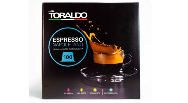  Offerta caffe capsule compatibile caffitaly toraldo miscela cremosa espresso forte