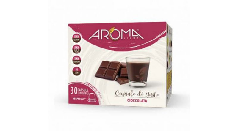 Offerta 30 capsule bevanda solubile al gusto cioccolata compatibile nespresso