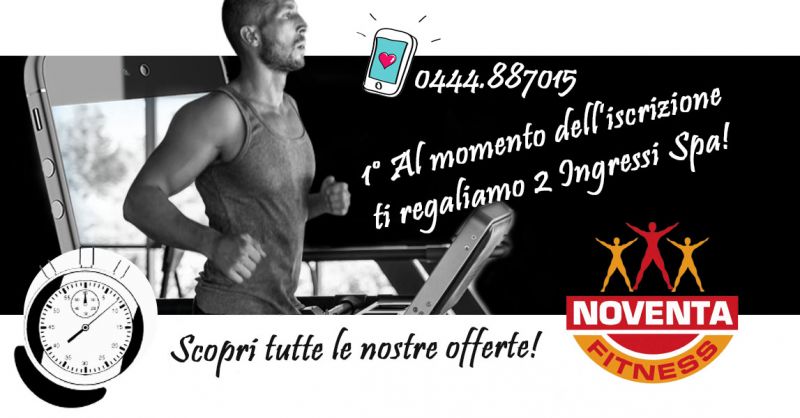 Offerta Iscrizione in Palestra vantaggiosa con Omaggio Noventa Vicentina - Occasione Centro fitness con Spa a Vicenza