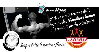 offerta abbonamento palestra tariffa agevolata per studenti noventa vicentina