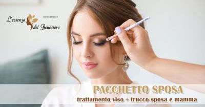  offerta trucco sposa e trattamento viso promozione pacchetto sposa trucco e trattamento viso