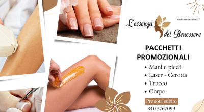 offerta pacchetti promozionali trattamenti estetici occasione centro estetico epilazione laser