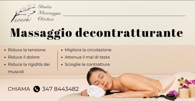  OFFERTA MASSAGGIO DECONTRATTURANTE DOLORI MUSCOLARI SASSARI