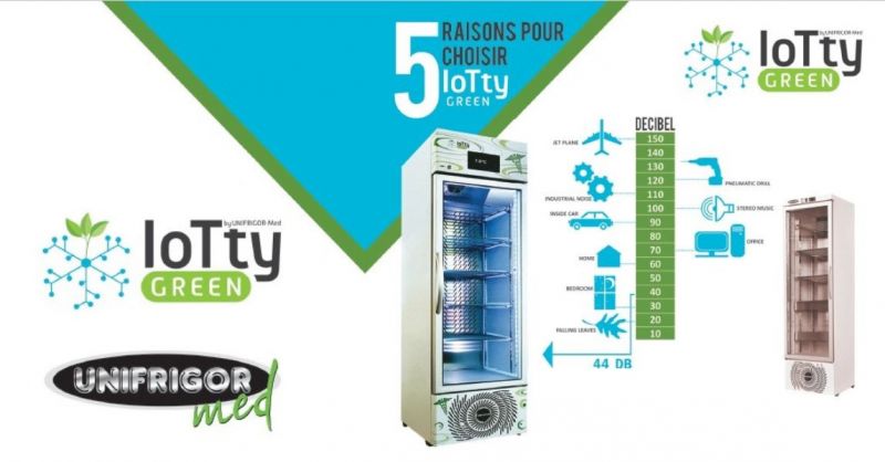   UNIFRIGOR Med - Ventes de réfrigérateurs de pharmacie silencieux à faible consommation d'énergie, fabriqués en Italie.