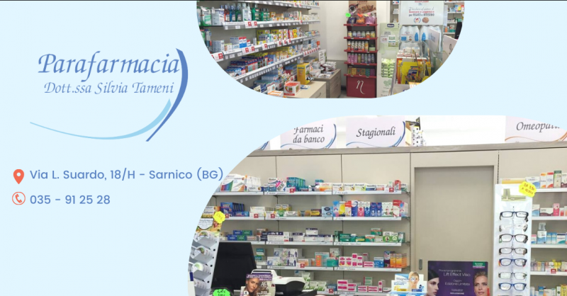 Offerta parafarmacia Sarnico - promozione vendita farmaci da banco e senza obbligo di ricetta Bergamo e provincia