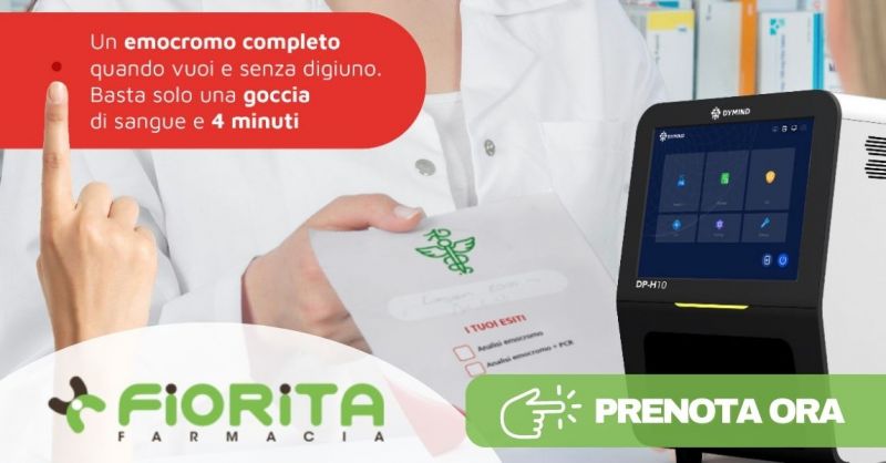 Offerta trova farmacia con servizio di autoanalisi del sangue completo